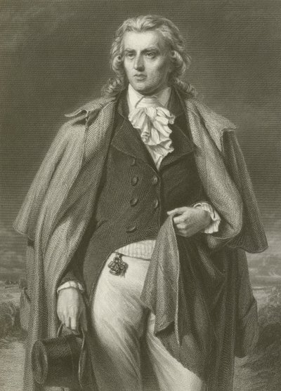 Friedrich Schiller (engraving) by August Friedrich Pecht