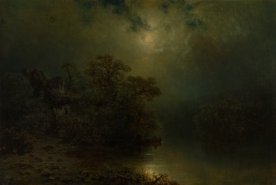 Moonlight Night by August Piepenhagen