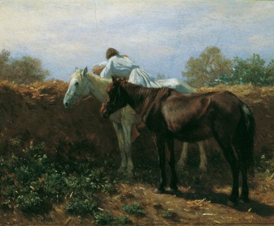 The Kiss I by August von Pettenkofen