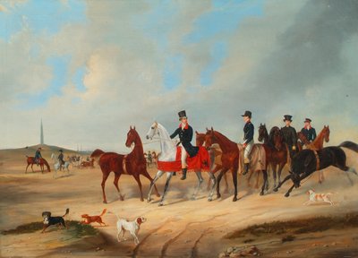 Cavalcade with Dogs by August von Rentzell