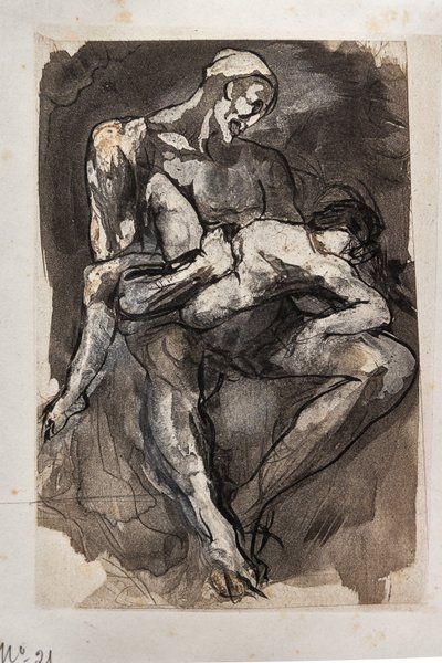 Count Ugolino in prison by Auguste (after) Rodin