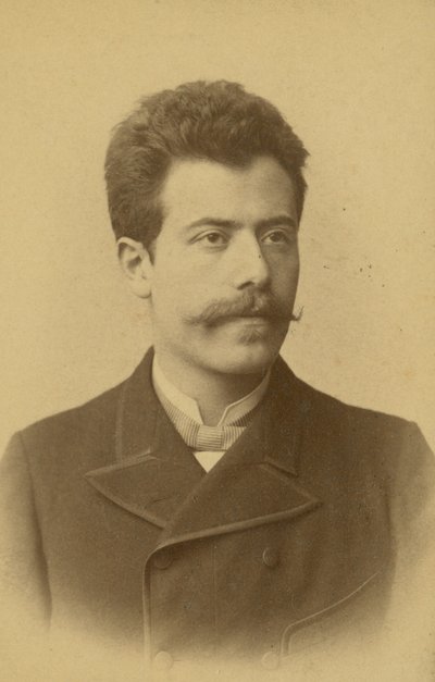 Gustav Mahler, 1884 by Austrian Photographer