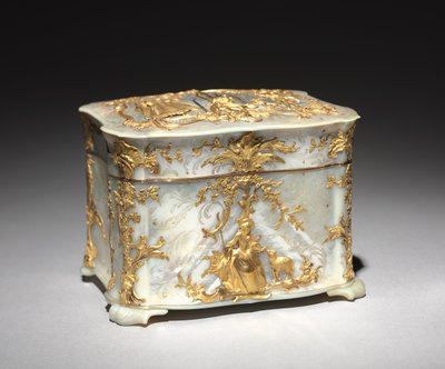 Gold and Mother-of-Pearl Box by Austrian School