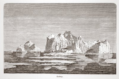 Icebergs, with the Tegetthoff, 1876 by Austrian School