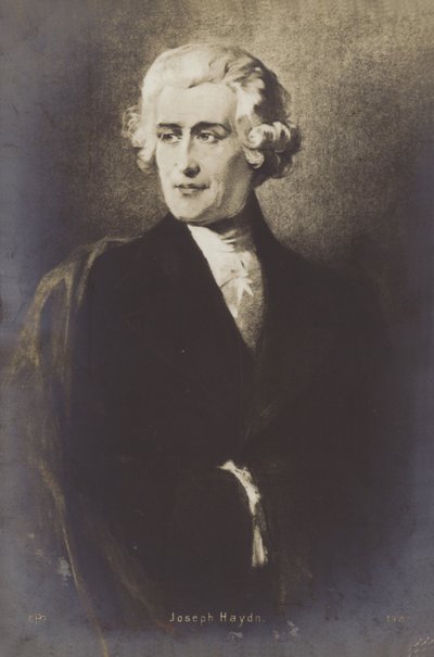 Portrait of Joseph Haydn by Austrian School