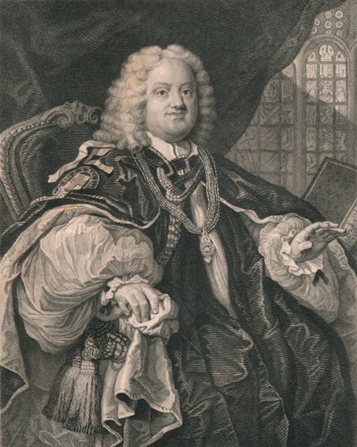 Benjamin Hoadly, English Clergyman by B Holl