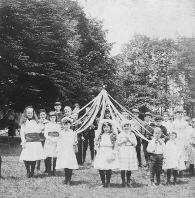 Queen of the May, 1886 by B. W. Kilburn
