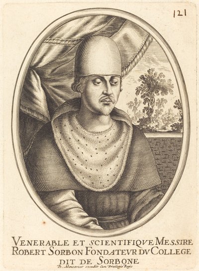 Robert de Sorbon by Balthasar Moncornet