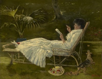 Woman Reading by Barbour