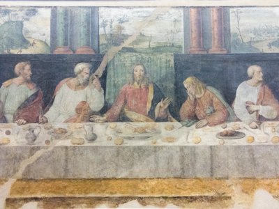 The Last Supper (detail) by Benedetto Coda
