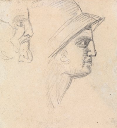 Study of Male Heads by Benjamin Robert Haydon