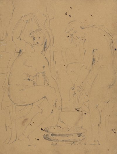 Study of Women Bathing by Benjamin Robert Haydon