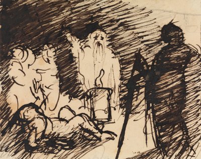 Study of a Biblical Scene by Benjamin Robert Haydon