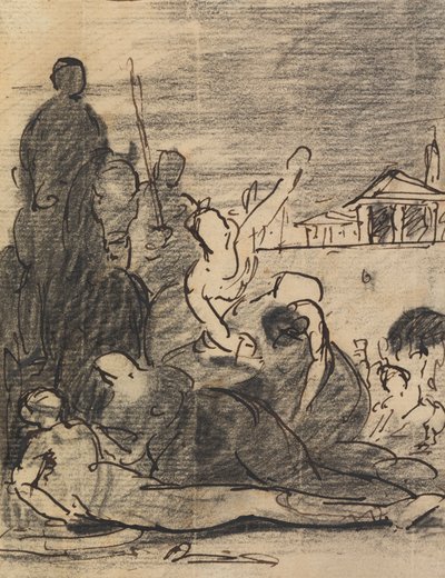 Study of a Military Scene by Benjamin Robert Haydon