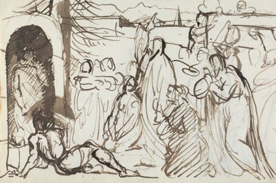 Study of the Resurrection of Lazarus by Benjamin Robert Haydon
