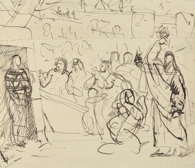Study of the Resurrection of Lazarus by Benjamin Robert Haydon