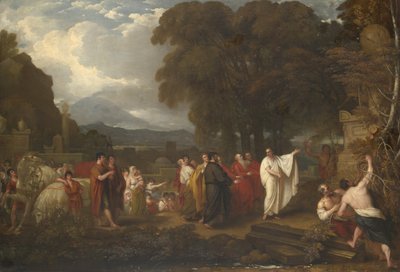 Cicero Discovering the Tomb of Archimedes by Benjamin West