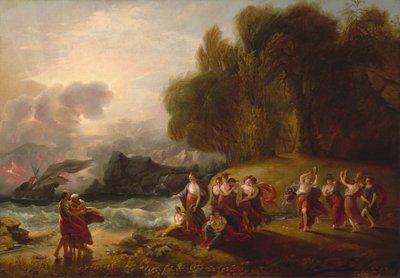 Telemachus and Calypso by Benjamin West