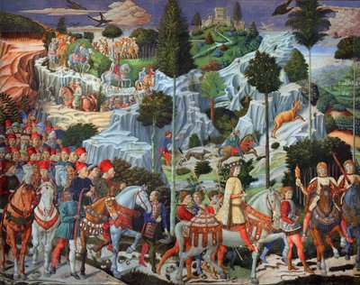 Procession of the Youngest King by Benozzo Gozzoli