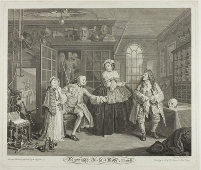 Plate Three, from Marriage à la Mode by Bernard Baron