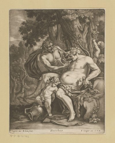 Bacchus Surrounded by Satyrs by Bernard Lens (II)