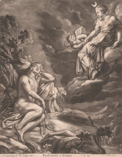 Endymion and Diana by Bernard Lens