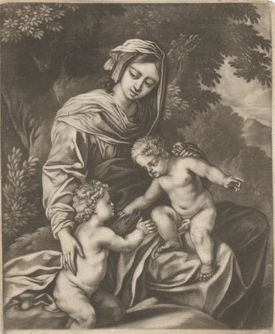 Virgin, Child and St. John by Bernard Lens