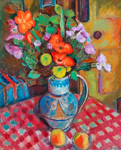 Flowers in a Pot by Bernard Meninsky