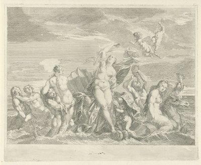 Triumph of Galatea by Bernard Picart