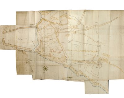 Tangiers Map by Bernard de Gomme