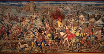 The Battle of Pavia, ca 1530 by Bernard van Orley