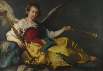 A Personification of Fame, c. 1635 by Bernardo Strozzi