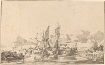 Canal at Utrecht by Bernhard Schreuder