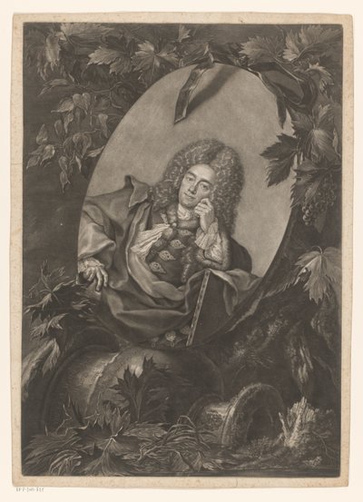 Portrait of Christoph Ludwig Agricola by Bernhard Vogel