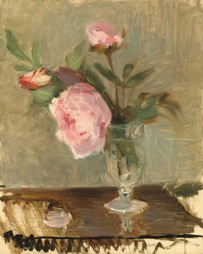 Peonies by Berthe Morisot