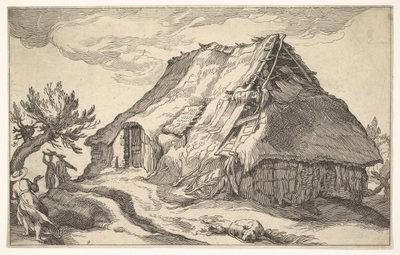 Landscape with Farmhouse by Boetius Adams Bolswert