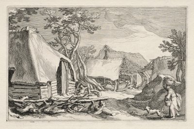 Landscape with Farmhouses by Boetius Adams Bolswert