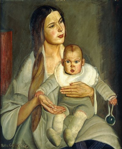 Motherhood by Boris Dmitrievich Grigoriev