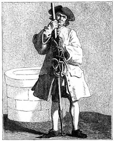A Well Cleaner, 1737-1742 by Bouchardon