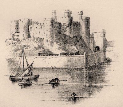 Conwy Castle by British School