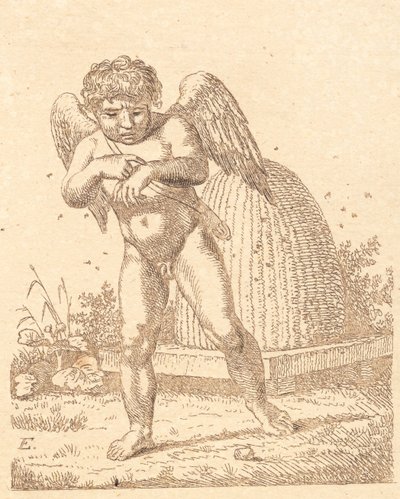 Cupid Bitten by a Bee by Christoffer Wilhelm Eckersberg