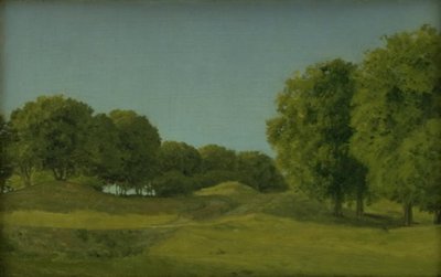 Study from the Deerpark near Copenhagen by Christoffer Wilhelm Eckersberg