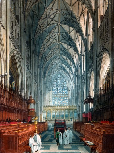Church interior by C. Wild