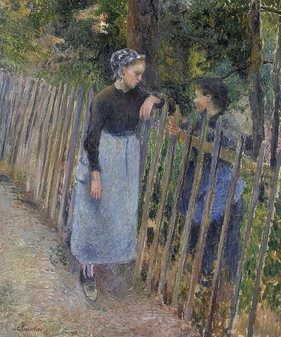 The Conversation by Camille Jacob Pissarro