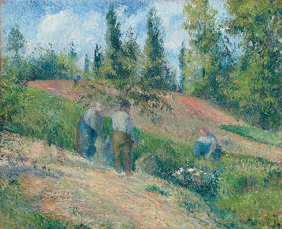 The Harvest, Pontoise by Camille Jacob Pissarro