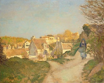 The Hill at Jallais, Pontoise, 1875 by Camille Jacob Pissarro