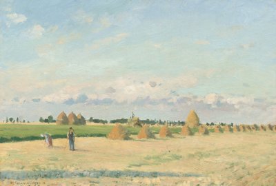 Landscape, Ile-de-France by Camille Pissarro