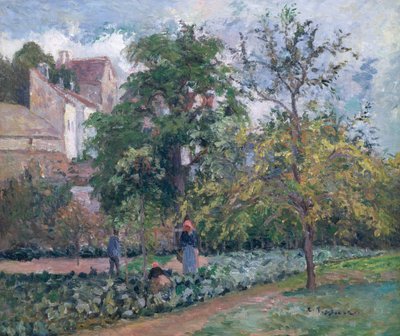 Orchard at Maubisson, Pontoise by Camille Jacob Pissarro