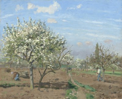 Orchard in Bloom, Louveciennes by Camille Jacob Pissarro