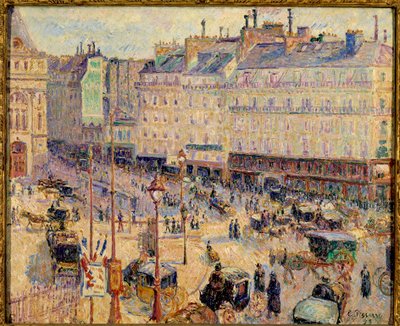 Place du Havre in Paris in 1893 by Camille Pissarro